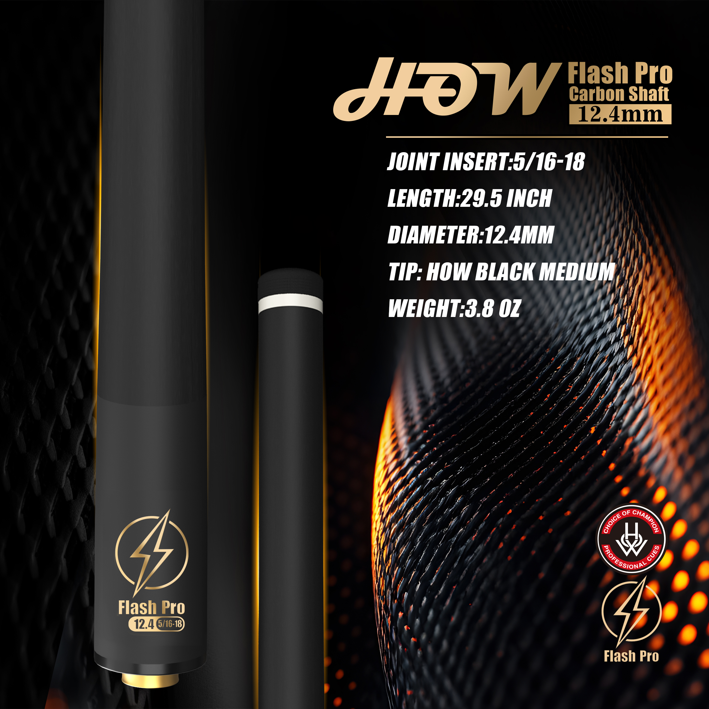 HOW Flash Pro Carbon Shaft - Image 9