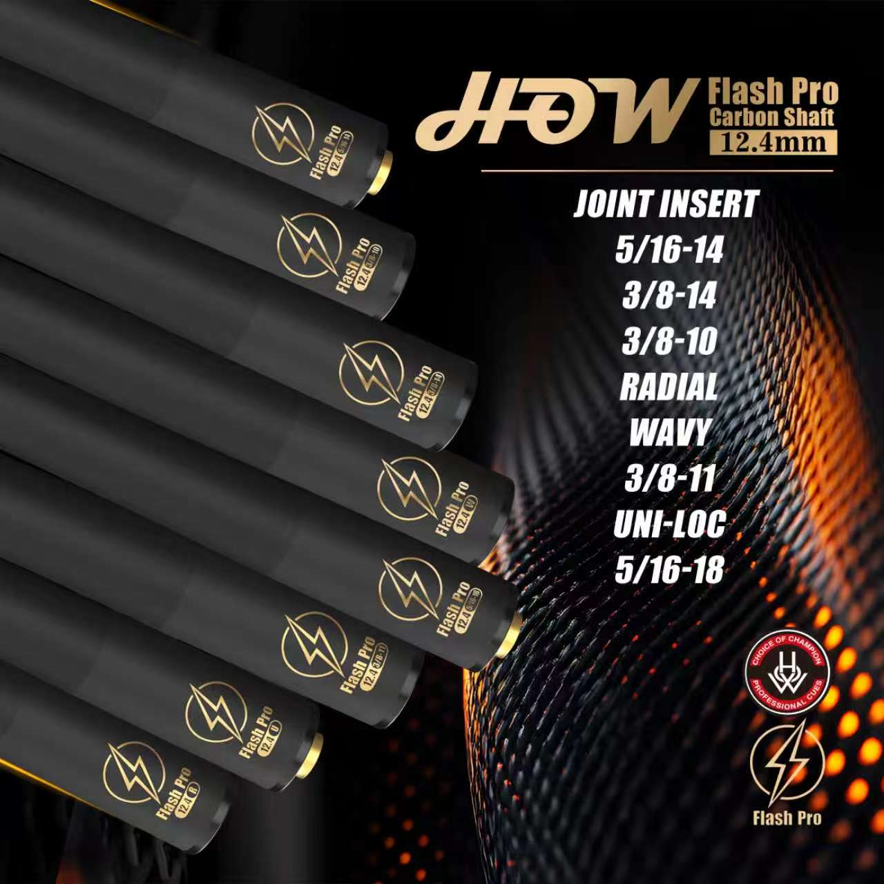 HOW Flash Pro Carbon Shaft